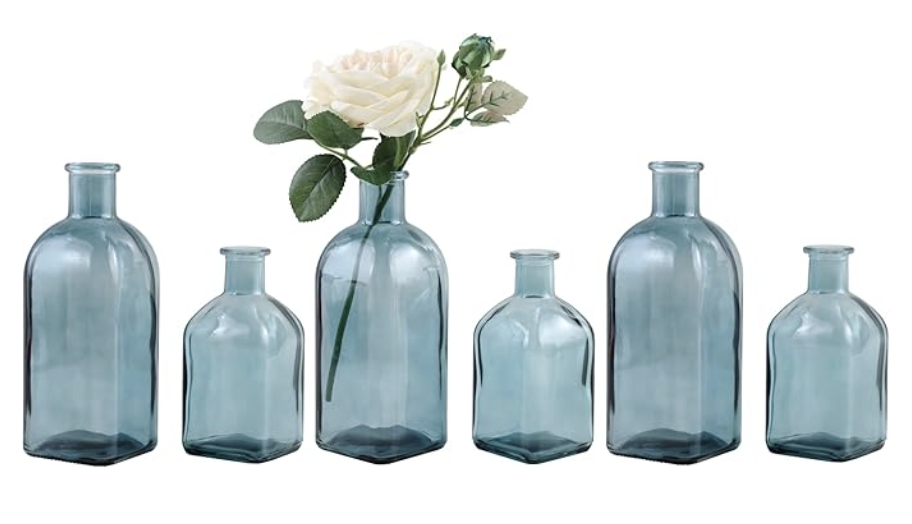 Pastel-Colored Bud Vase Set